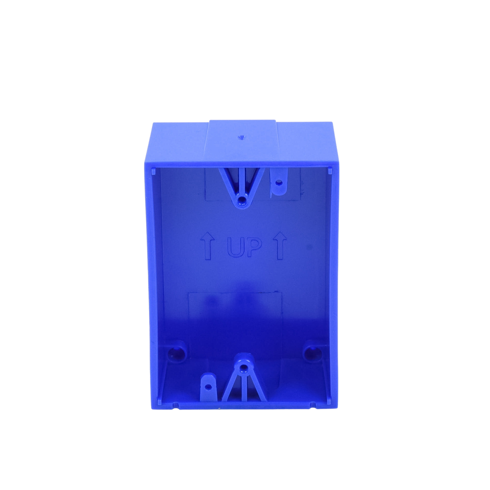 Caja trasera de montaje color azul para estaciones de parada STOPPER - Imagen 4