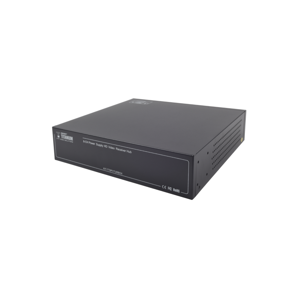 Kit de TRANSCEPTOR ACTIVO DE 8 CANALES / VIDEO+PODER en un solo Cable UTP / 150 metros en 4K, 200 metros en 5 MP/ Envía 36 Vcc y Recibe 12 Vcc / TODO INCLUIDO PARA RACK / Compatible con cámaras HD-TVI/CVI/AHD/CVBS / INSTALACIÓN LIMPIA - Imagen 6