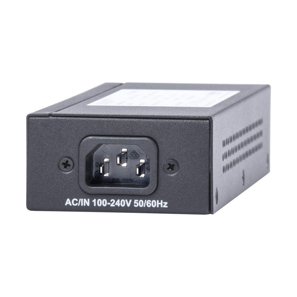 Inyector Super Hi-PoE / 56 Vcc / 60 Watts / Para Domos HIKVISION PTZ / IP (-AE / DE) / Soporta 802.3 af / at / Para Aplicaciones de CCTV - Imagen 3