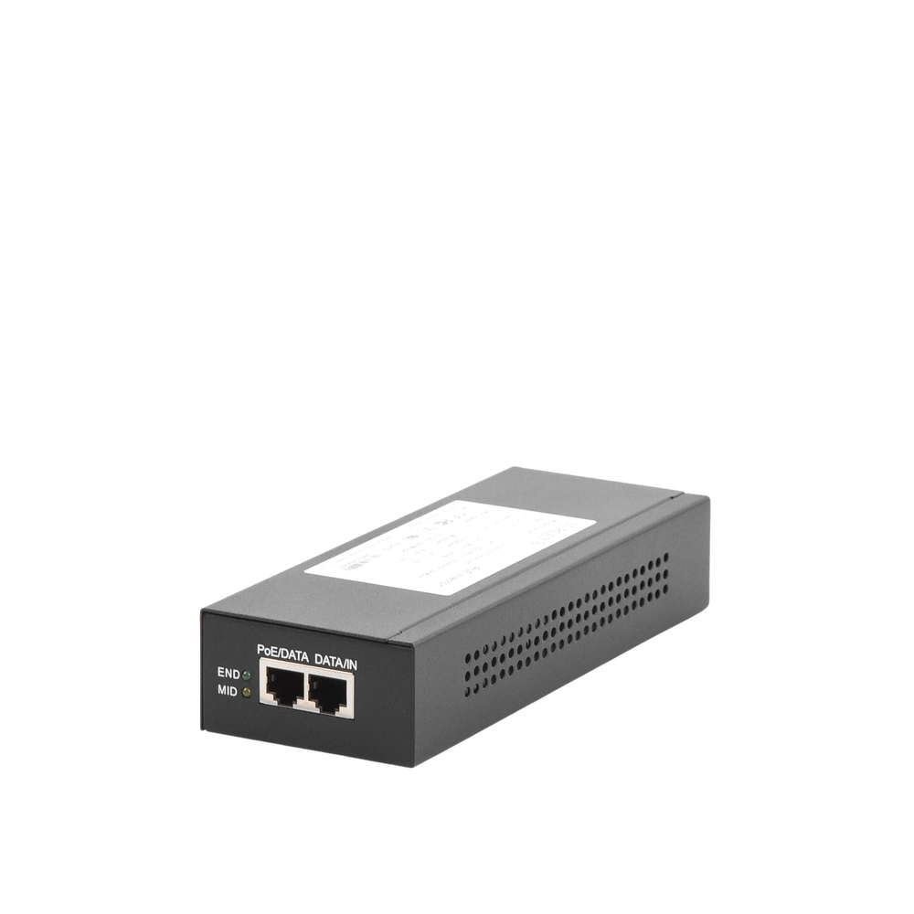 Inyector Super Hi-PoE / 56 Vcc / 60 Watts / Para Domos HIKVISION PTZ / IP (-AE / DE) / Soporta 802.3 af / at / Para Aplicaciones de CCTV - Imagen 4