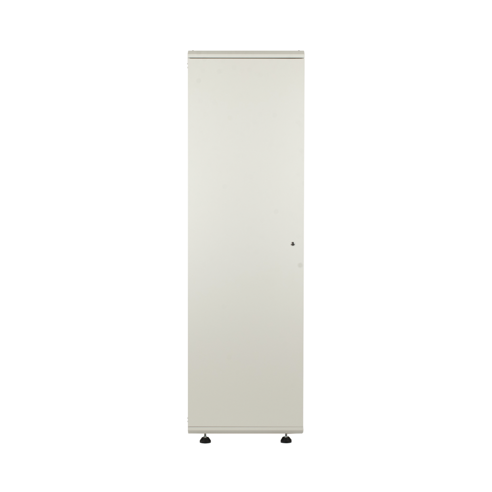 Gabinete Rack 42 Unidades / Piso 19 Pulgadas / Puerta Cristal Templado / Capacidad Carga 1000 Kg / Acero Calibres 16-18-20 / Ventilación Superior / Cerradura Seguridad, Niveladores Incluidos - Imagen 6
