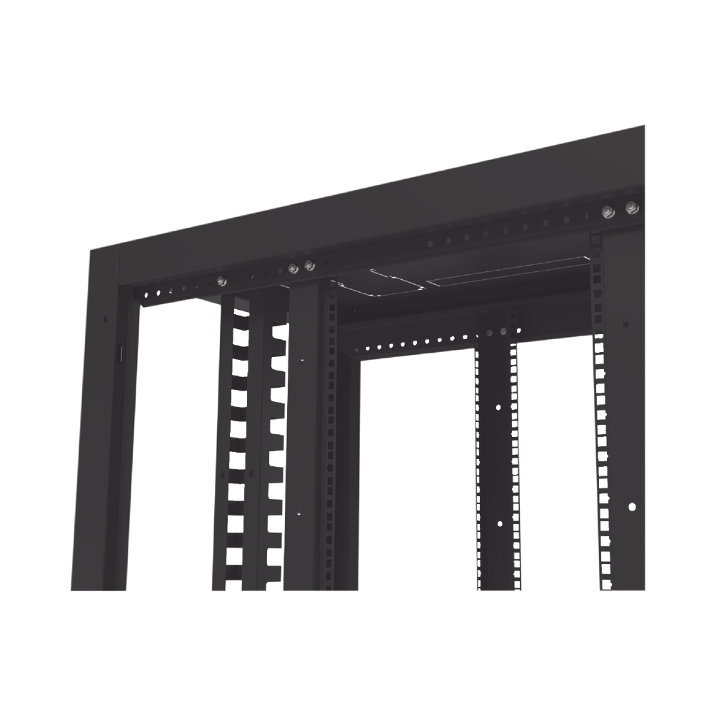 Gabinete Profesional para Telecomunicaciones de 24UR, 600 mm de Ancho x 1000 mm de Profundidad, Se envía el Gabinete Armado. - Imagen 3
