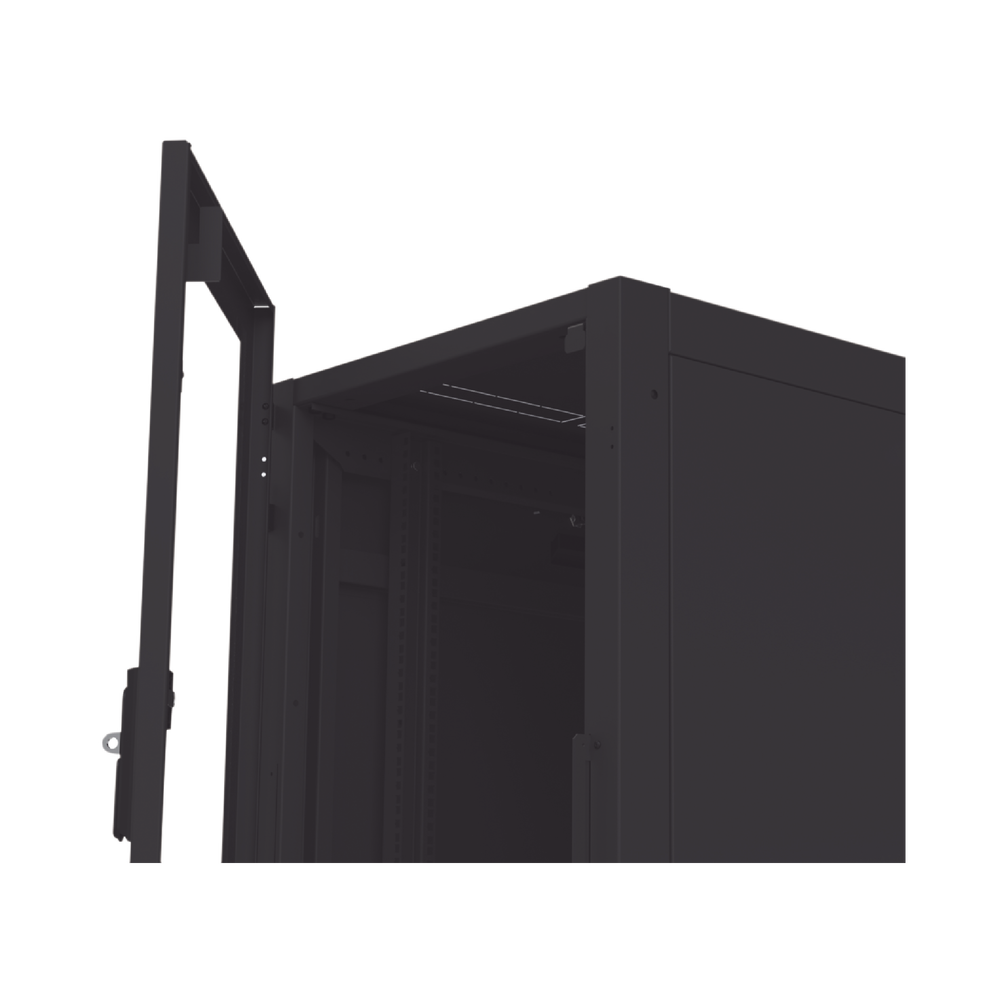 Gabinete Profesional para Telecomunicaciones de 24UR, 600 mm de Ancho x 1000 mm de Profundidad, Se envía el Gabinete Armado. - Imagen 12