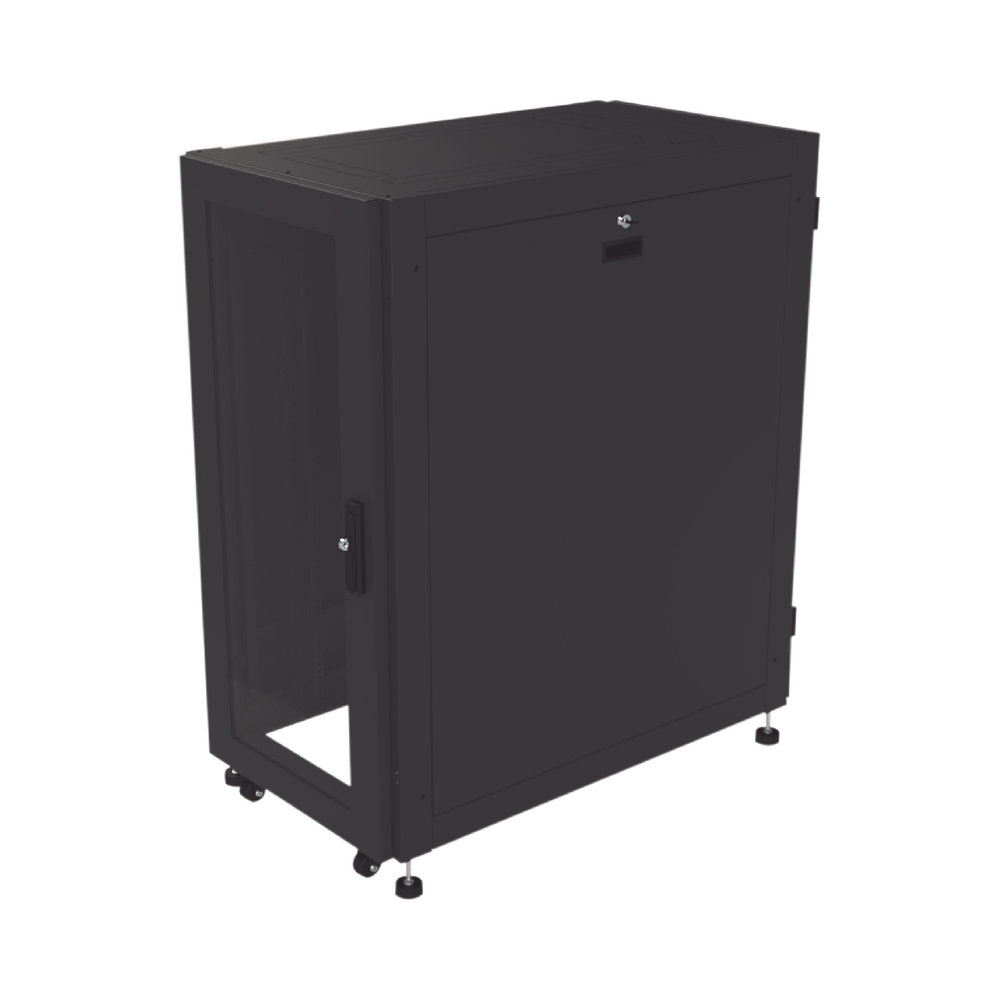 Gabinete Profesional para Telecomunicaciones de 24UR, 600 mm de Ancho x 1000 mm de Profundidad, Se envía el Gabinete Armado. - Imagen 15