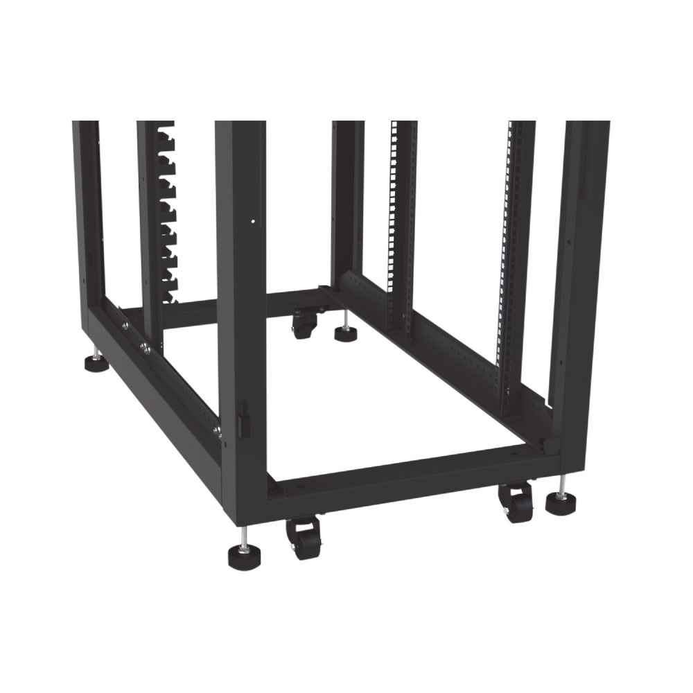 Gabinete Profesional para Telecomunicaciones de 24UR, 600 mm de Ancho x 1000 mm de Profundidad, Se envía el Gabinete Armado. - Imagen 17