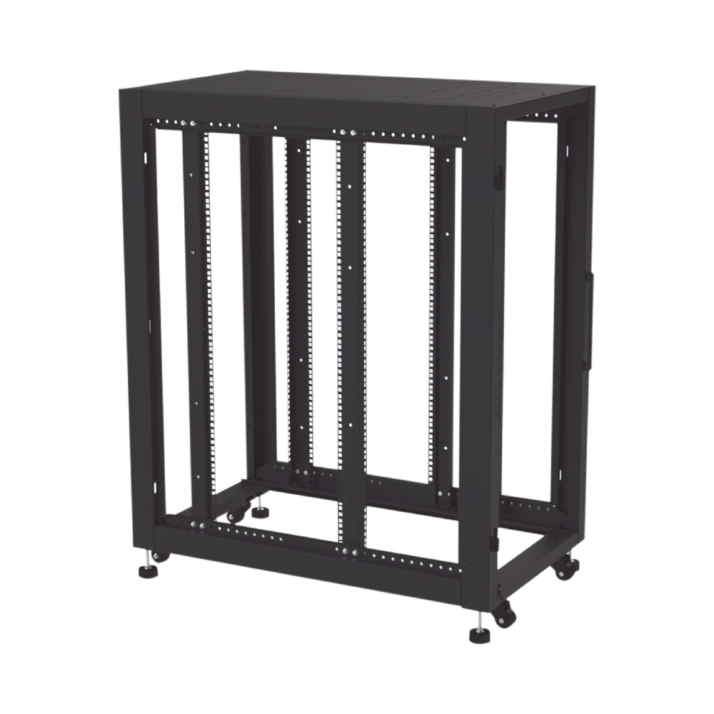 Gabinete Profesional para Telecomunicaciones de 24UR, 600 mm de Ancho x 1000 mm de Profundidad, Se envía el Gabinete Armado. - Imagen 8