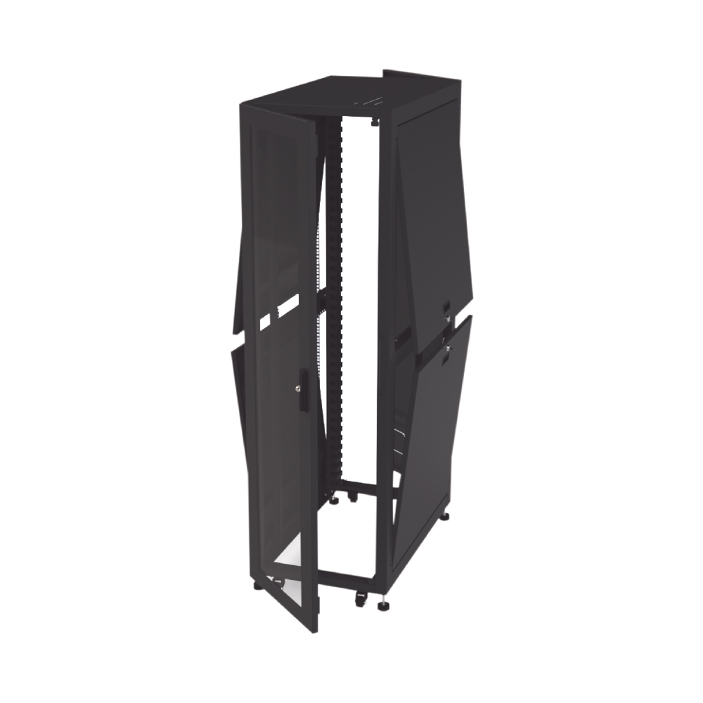 Gabinete para Telecomunicaciones Rack Estándar de 19", 42UR, 600 mm Ancho x 1000 mm Profundidad. Fabricado en Acero, Se envía el Gabinete Armado. - Imagen 15
