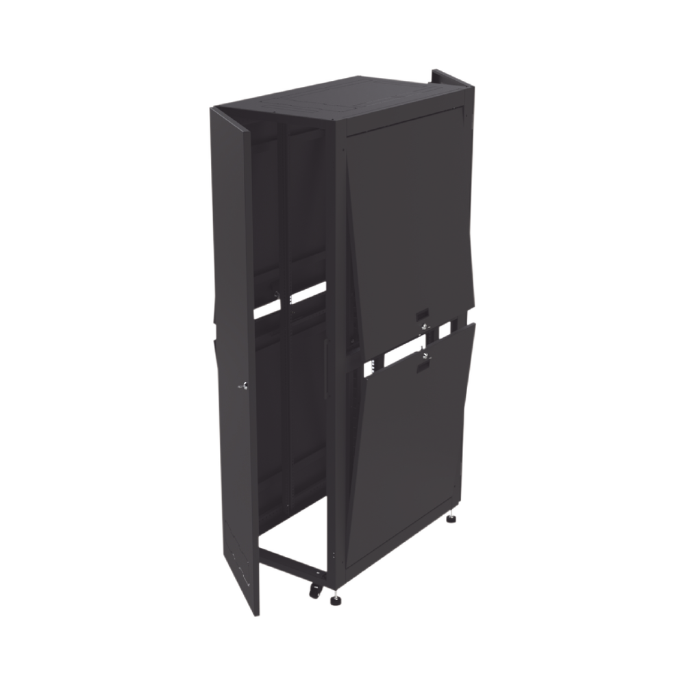 Gabinete para Telecomunicaciones Rack Estándar de 19", 42UR, 600 mm Ancho x 1000 mm Profundidad. Fabricado en Acero, Se envía el Gabinete Armado. - Imagen 3