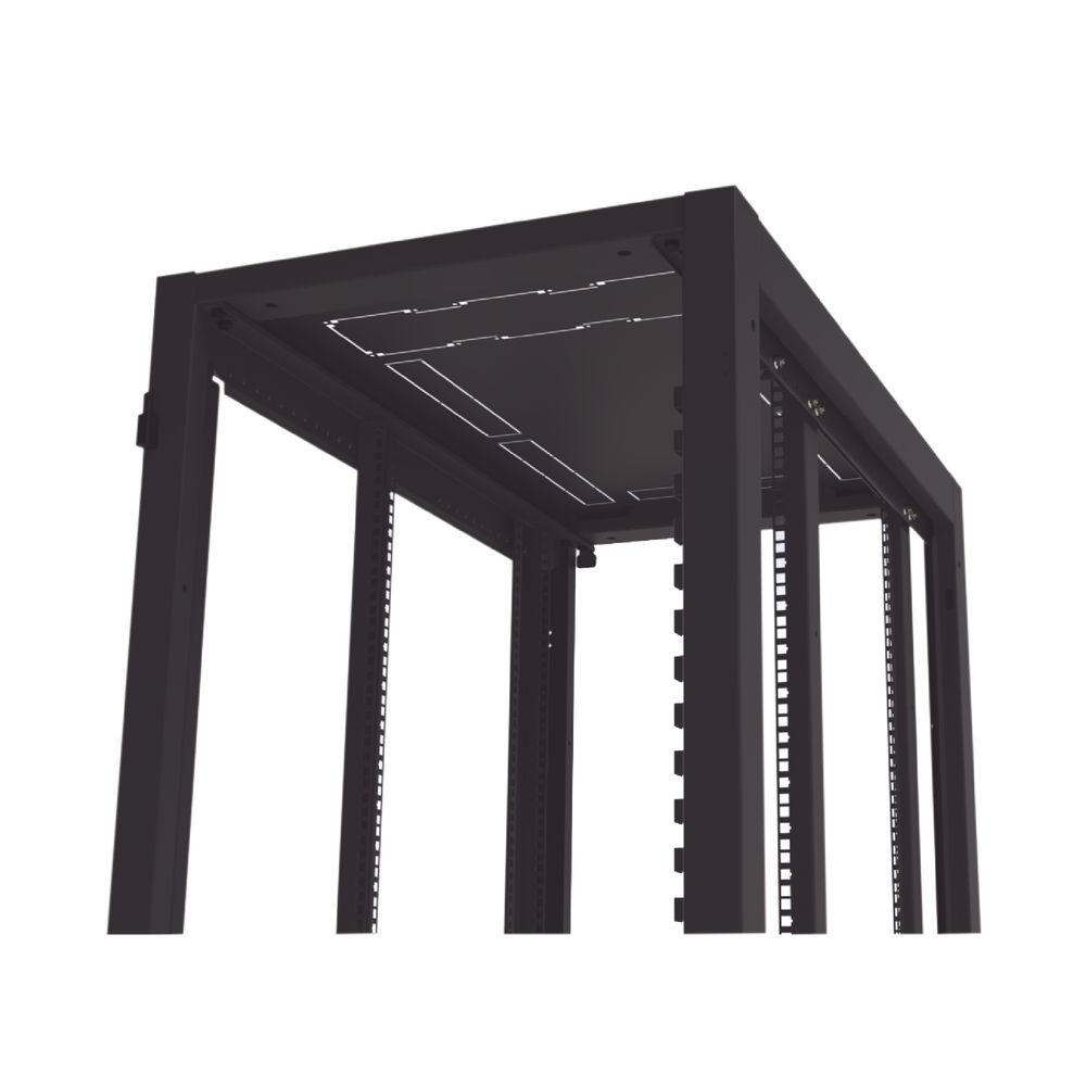 Gabinete para Telecomunicaciones Rack Estándar de 19", 42UR, 600 mm Ancho x 1000 mm Profundidad. Fabricado en Acero, Se envía el Gabinete Armado. - Imagen 4