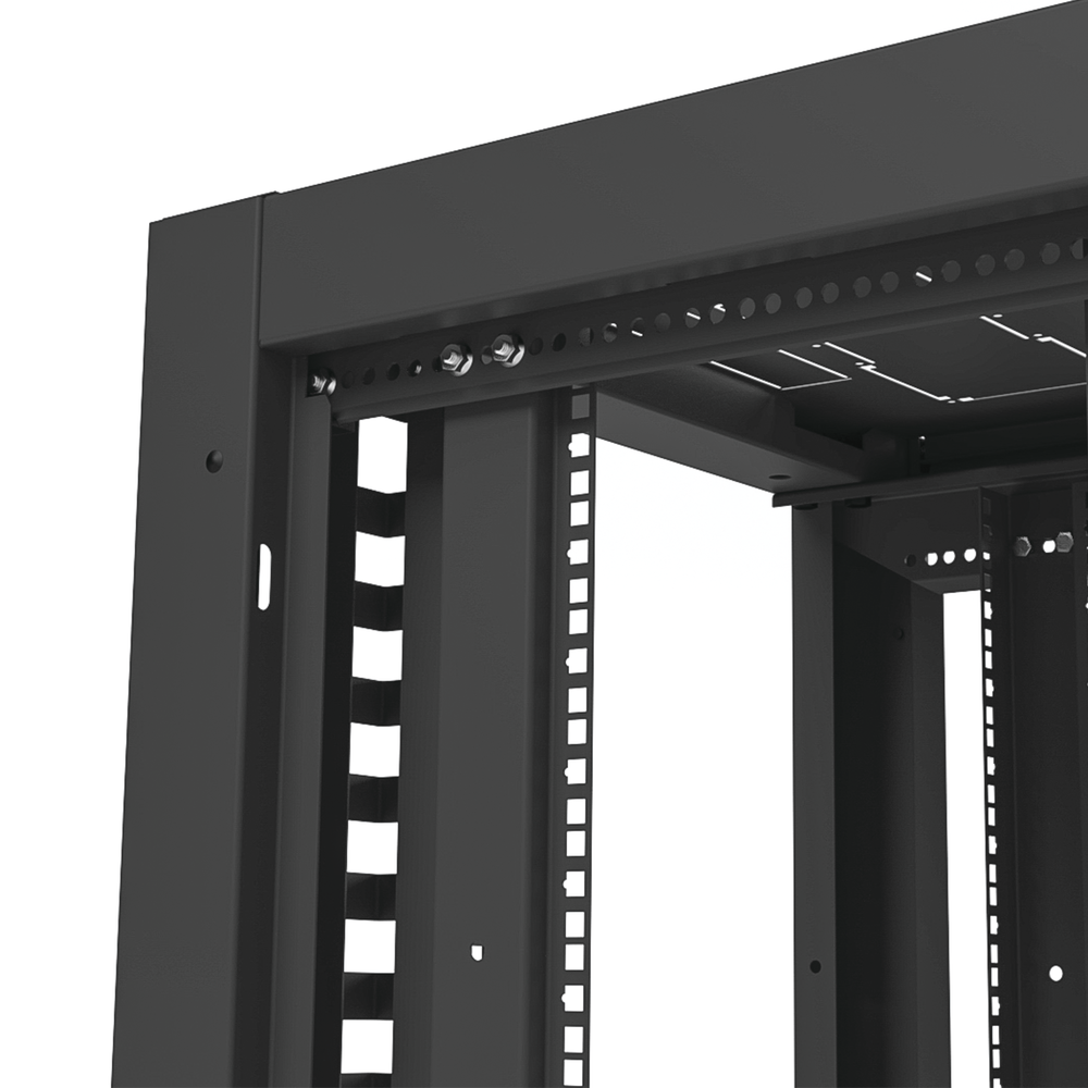 Gabinete para Telecomunicaciones Rack Estándar de 19", 42UR, 600 mm Ancho x 600 mm Profundidad. Fabricado en Acero, Se envía el Gabinete Armado. - Imagen 11