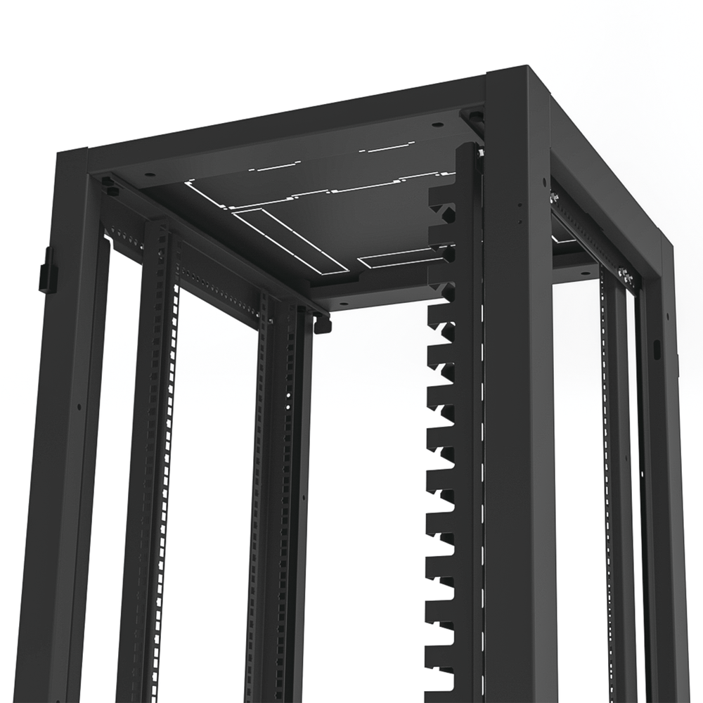 Gabinete para Telecomunicaciones Rack Estándar de 19", 42UR, 600 mm Ancho x 600 mm Profundidad. Fabricado en Acero, Se envía el Gabinete Armado. - Imagen 12