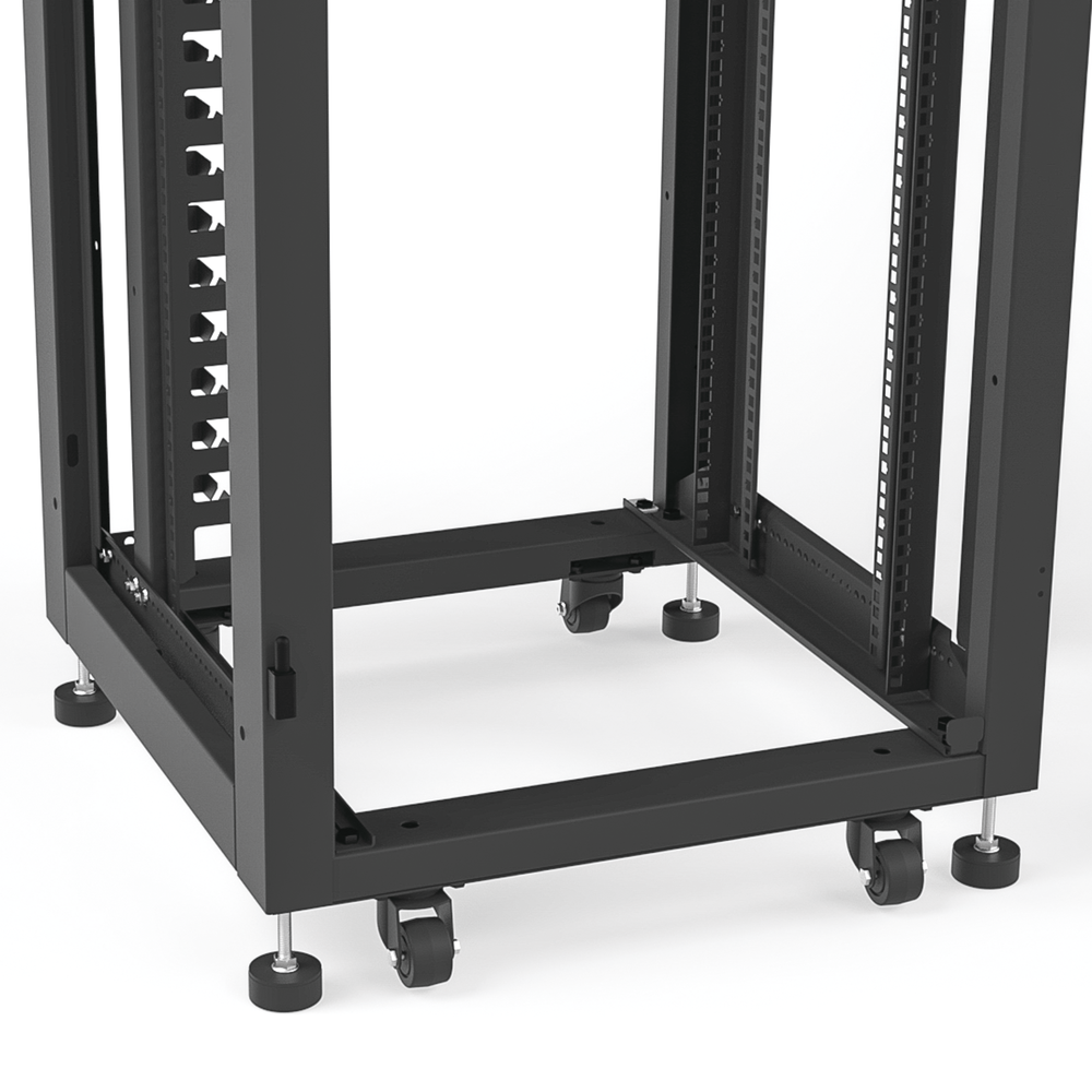 Gabinete para Telecomunicaciones Rack Estándar de 19", 42UR, 600 mm Ancho x 600 mm Profundidad. Fabricado en Acero, Se envía el Gabinete Armado. - Imagen 13