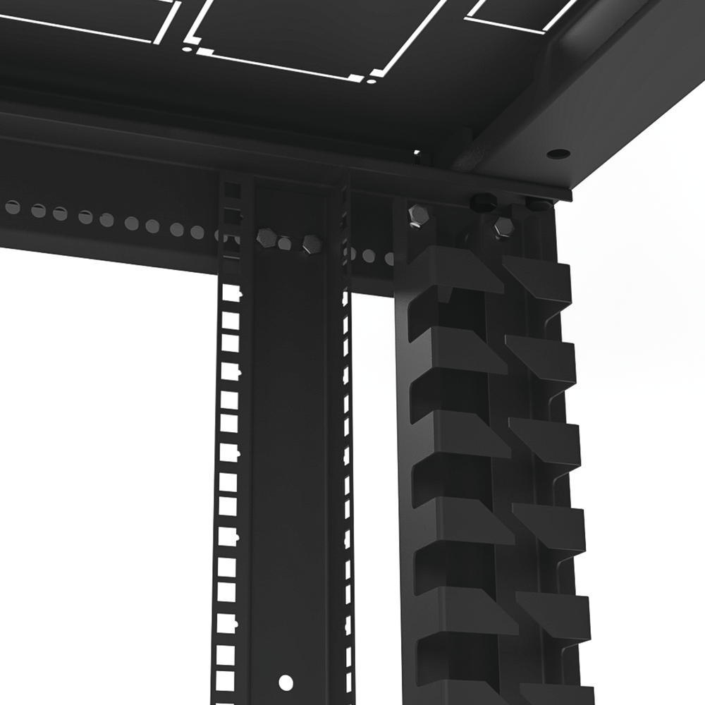 Gabinete para Telecomunicaciones Rack Estándar de 19", 42UR, 600 mm Ancho x 600 mm Profundidad. Fabricado en Acero, Se envía el Gabinete Armado. - Imagen 14