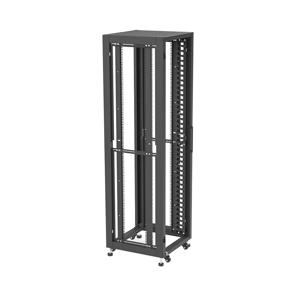 Gabinete para Telecomunicaciones Rack Estándar de 19", 42UR, 600 mm Ancho x 600 mm Profundidad. Fabricado en Acero, Se envía el Gabinete Armado. - Imagen 5