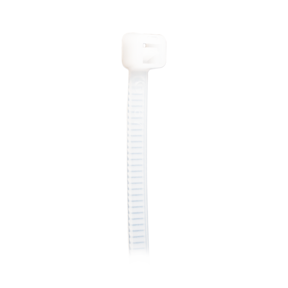 Cincho de plástico, Color Natural, 3.5 x 150 mm, Ideal para sujeción de cables (Bolsa con 100 piezas) - Imagen 2
