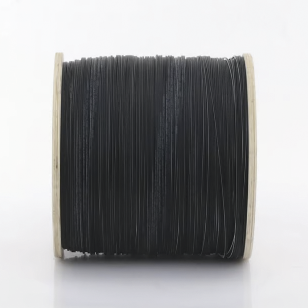 Carrete de 2 Kilómetros de Fibra Óptica Drop Plana, Interior/Exterior G.657A2 Monomodo de 1 Hilo (Unifibra), Dieléctrica, Forro Negro, Compatible con Conectores FASC, FASCUP, FASCLC - Imagen 3