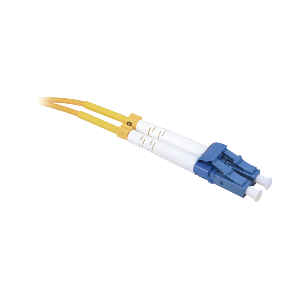 Jumper de Fibra Óptica Monomodo 9/125 LC/UPC-SC/APC, PVC, 2.0 mm, Dúplex, Amarillo, 3 Metros (9.84 Pies) - Imagen 3