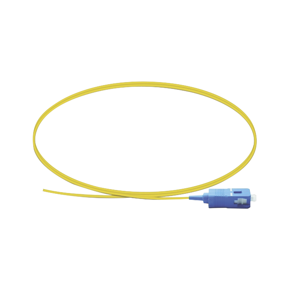 Pigtail de Fibra Óptica Monomodo SC/UPC, Simplex de 1 Metro (3.28 Pies)
