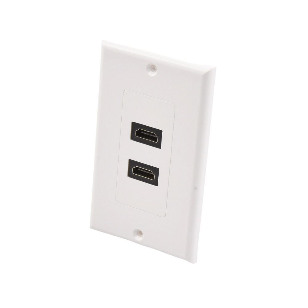 Placa de Pared de 2 Puertos HDMI Hembra a Hembra - Imagen 3