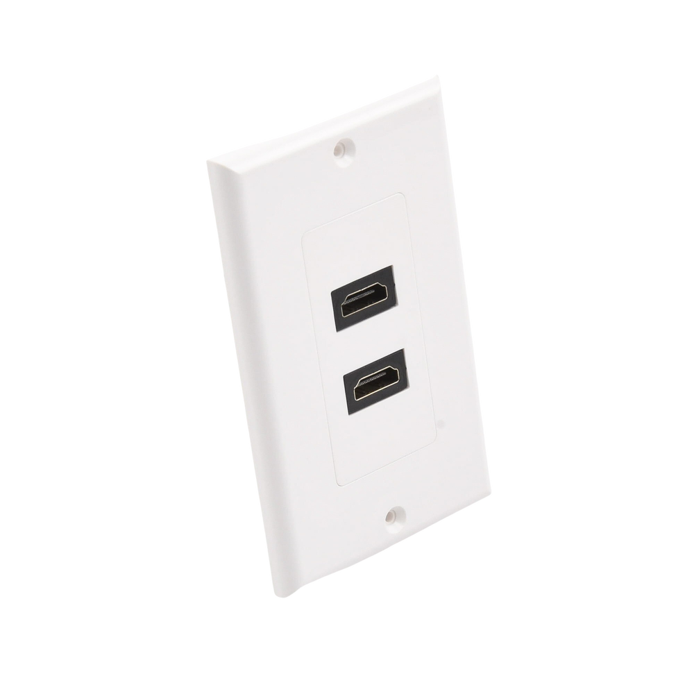 Placa de Pared de 2 Puertos HDMI Hembra a Hembra - Imagen 4