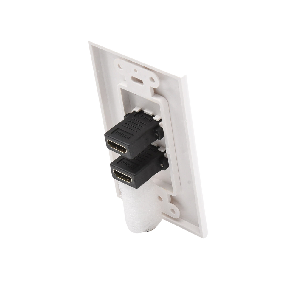 Placa de Pared de 2 Puertos HDMI Hembra a Hembra - Imagen 5