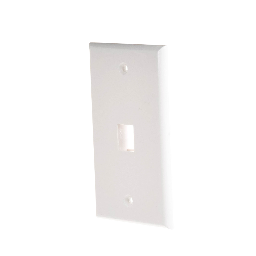 Placa de Pared de 1 Puerto, Keystone, Color Blanco - Imagen 3