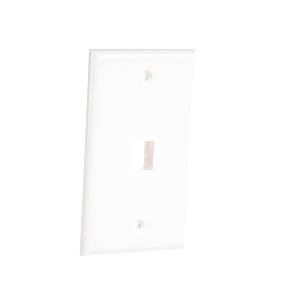 Placa de Pared de 1 Puerto, Keystone, Color Blanco - Imagen 4