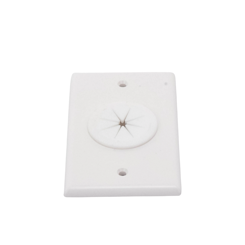 Placa de Pared, con Orificio y Grommet, Ideal para Pasar Cables - Imagen 3