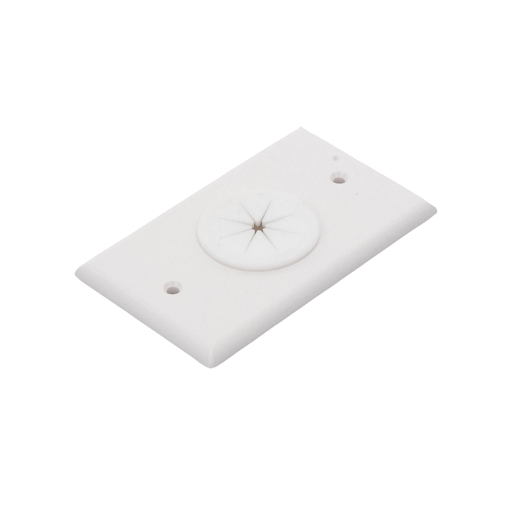 Placa de Pared, con Orificio y Grommet, Ideal para Pasar Cables - Imagen 4