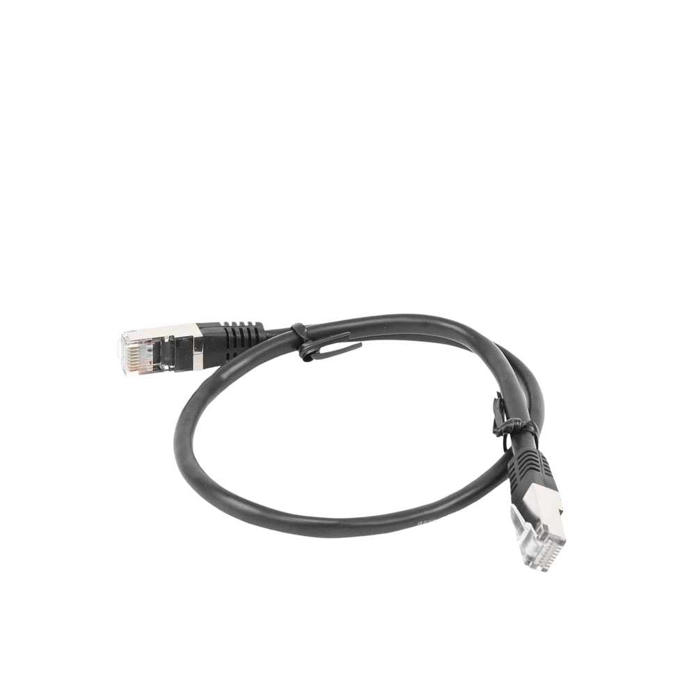 Cable de Parcheo FTP Cat5e - 0.5 Metros (1.64 Pies) - Negro - Imagen 2