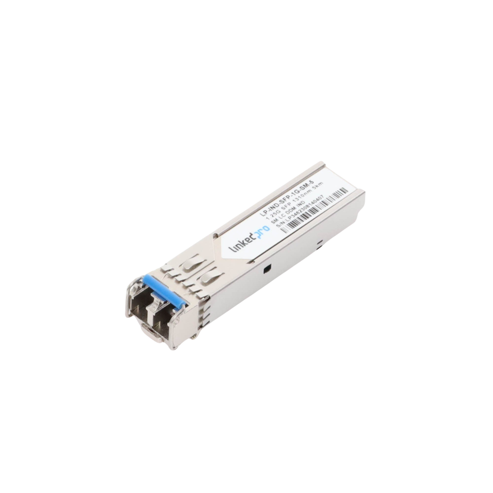 Transceptor Óptico Industrial SFP (Mini-Gbic) / Monomodo 1310 nm / 1.25 Gbps / 1000BASE / Conectores LC/UPC Dúplex / DDM / Hasta 5 km - Imagen 4