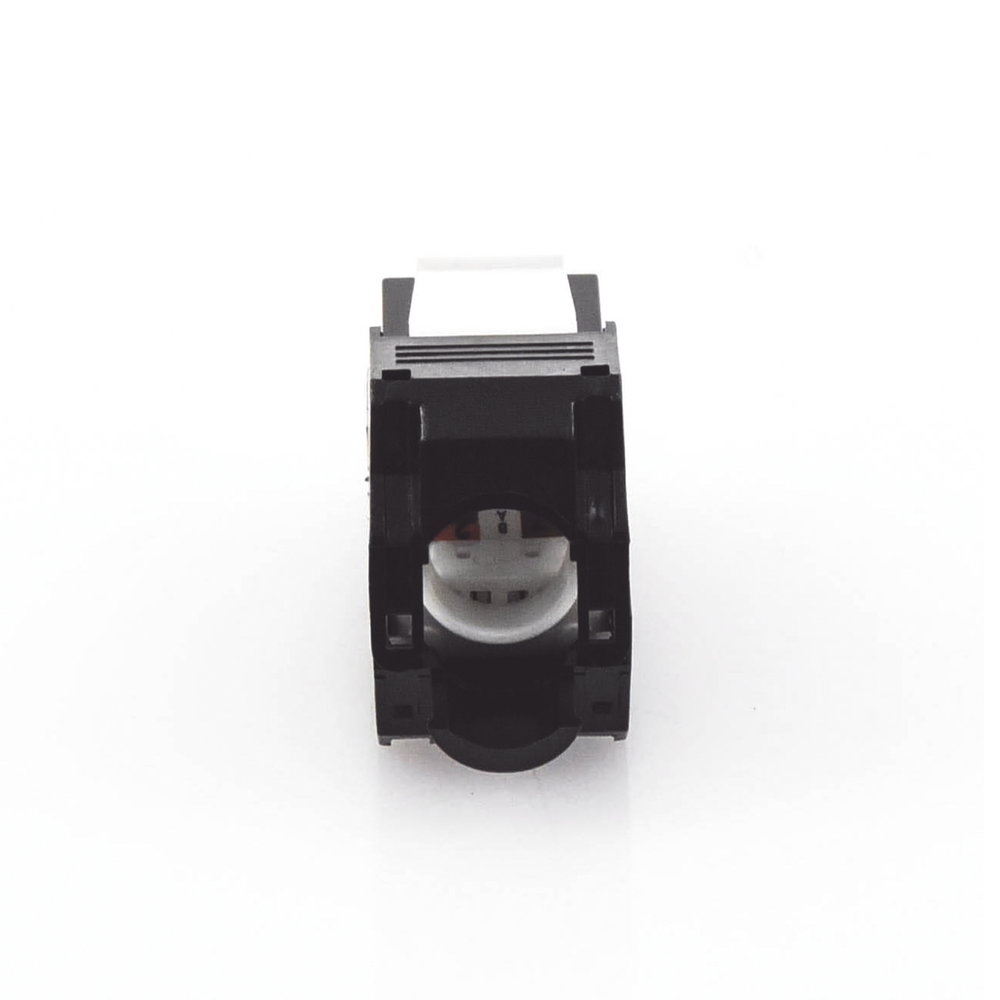 Módulo Jack Keystone Cat5e (Toolless), con Terminación en Ángulo 180 - Color Negro, Compatible con Faceplate y Patchpanel Linkedpro - Imagen 4