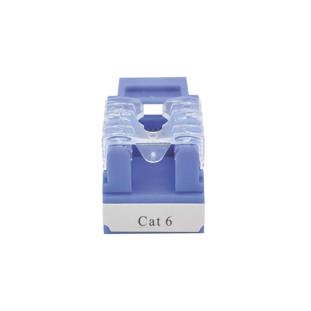 Módulo Jack 110 Cat6, Keystone para Faceplate - Color Azul - Imagen 4