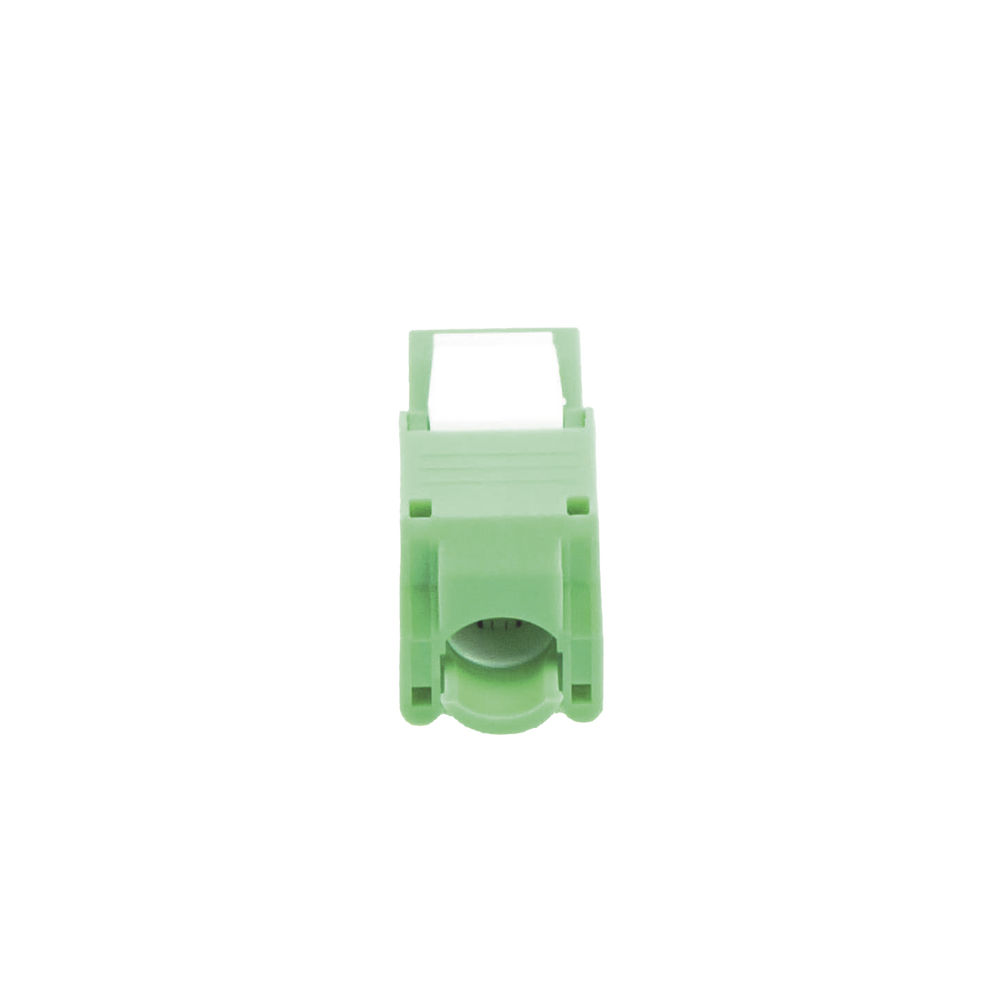 Módulo Jack Keystone Cat6 (Toolless), con Terminación en Ángulo 180 - Color Verde, Compatible con Faceplate y Patchpanel Linkedpro - Imagen 2