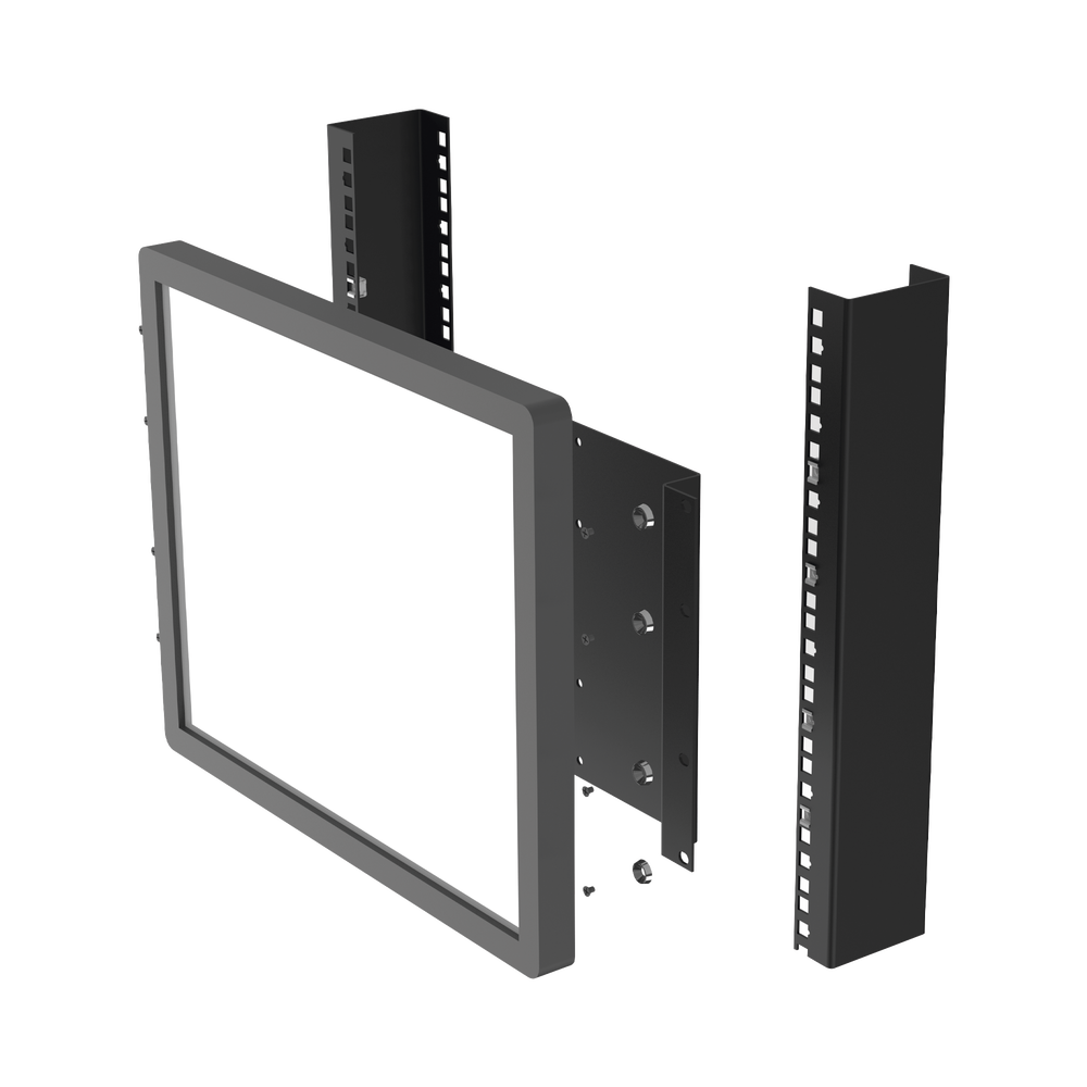 Montaje para Monitor VESA 75x75 hasta 200x200. Compatible con rack 19" 5U. - Imagen 3