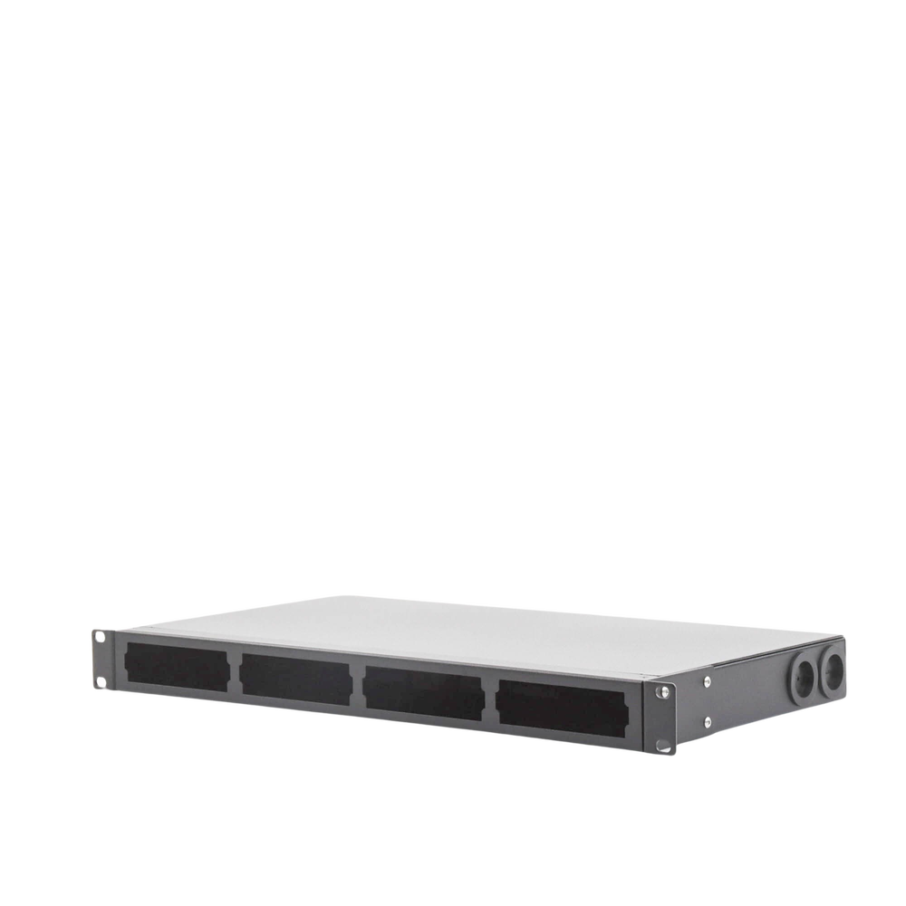 Distribuidor de Fibra Óptica Vacío 19 Pulgadas, Acepta 4 Placas Acopladoras de Linkedpro, Hasta 24 Fibras, 1UR, Incluye Charola de Empalme - Imagen 4