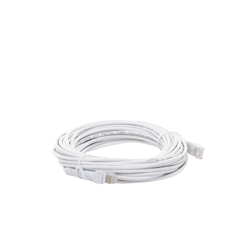 Mini Patch Cord Cat6 Ultra Slim 10 Metros (32.81 Pies) Blanco Ahorra Espacio sin Organizadores, con Bota Flexible - Imagen 6