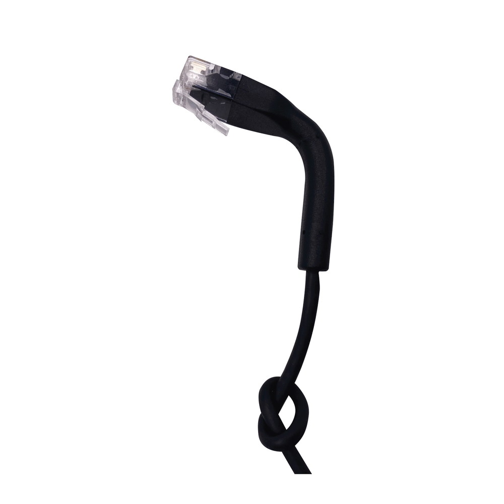 Mini Patch Cord Cat6 Ultra Slim 3 Metros (9.84 Pies) Negro Ahorra Espacio sin Organizadores, con Bota Flexible - Imagen 2