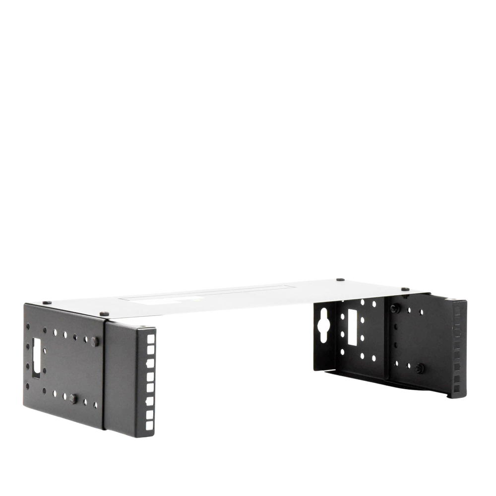 Rack Abierto de montaje en Pared, de 19in, Profundidad Ajustable (8" a 12") de 2.5 Unidades de rack, con Capacidad de Crecimiento. - Imagen 5
