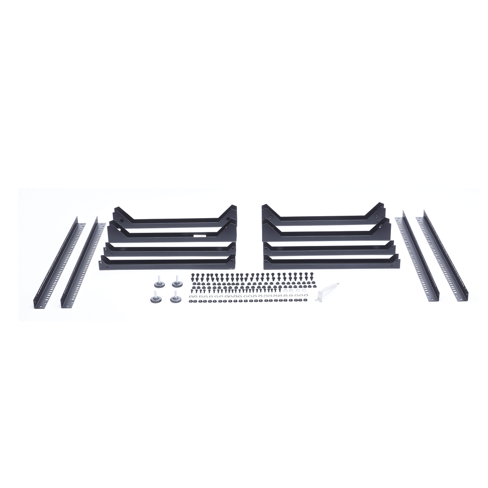 Rack Abierto de 4 Postes Instalación Pared o Piso de 14 Unidades, Ideal para Equipo de Audio! - Imagen 4