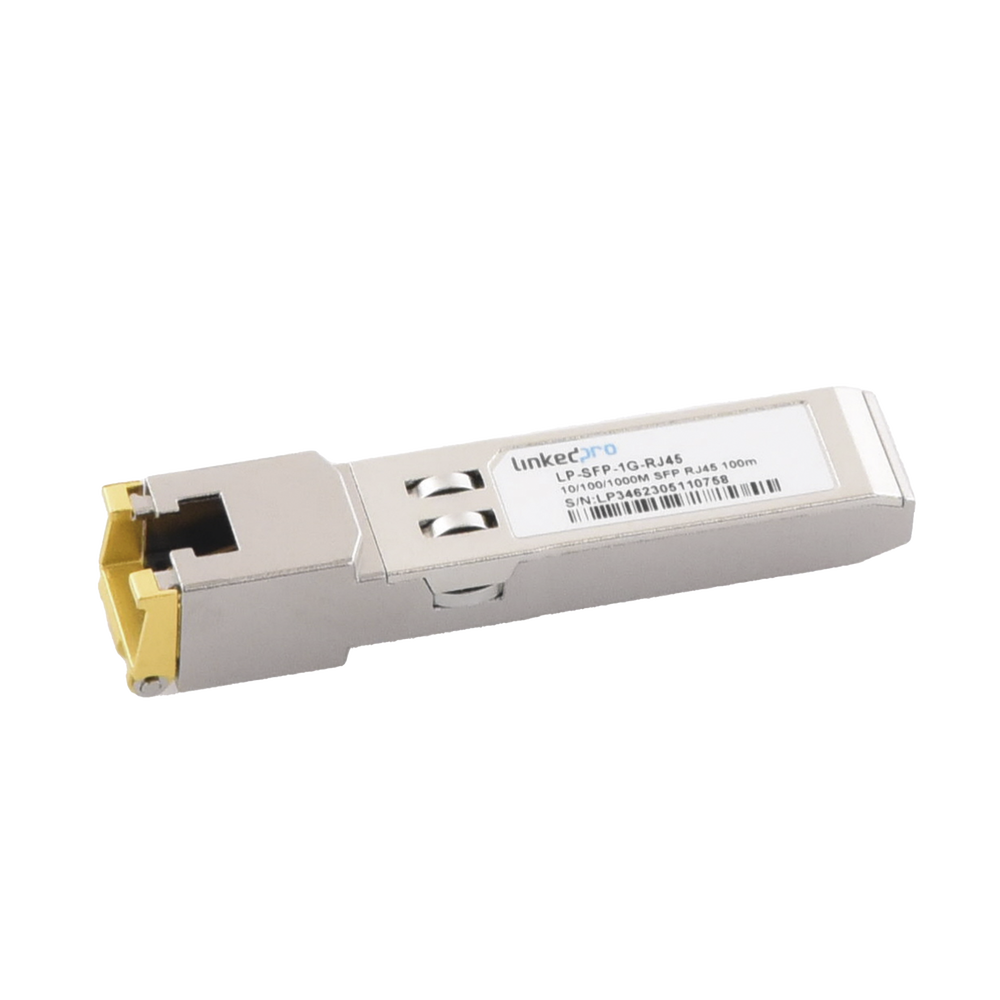 Transceptor Óptico SFP a RJ45 / Auto negociación 10/100/1000 Mbps / Conector RJ45 / 1000BASE-T / Distancia de hasta 100 m. - Imagen 3