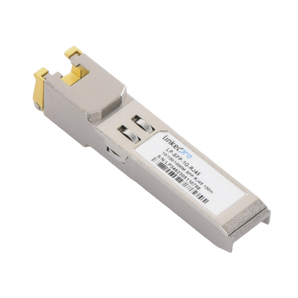 Transceptor Óptico SFP a RJ45 / Auto negociación 10/100/1000 Mbps / Conector RJ45 / 1000BASE-T / Distancia de hasta 100 m. - Imagen 4