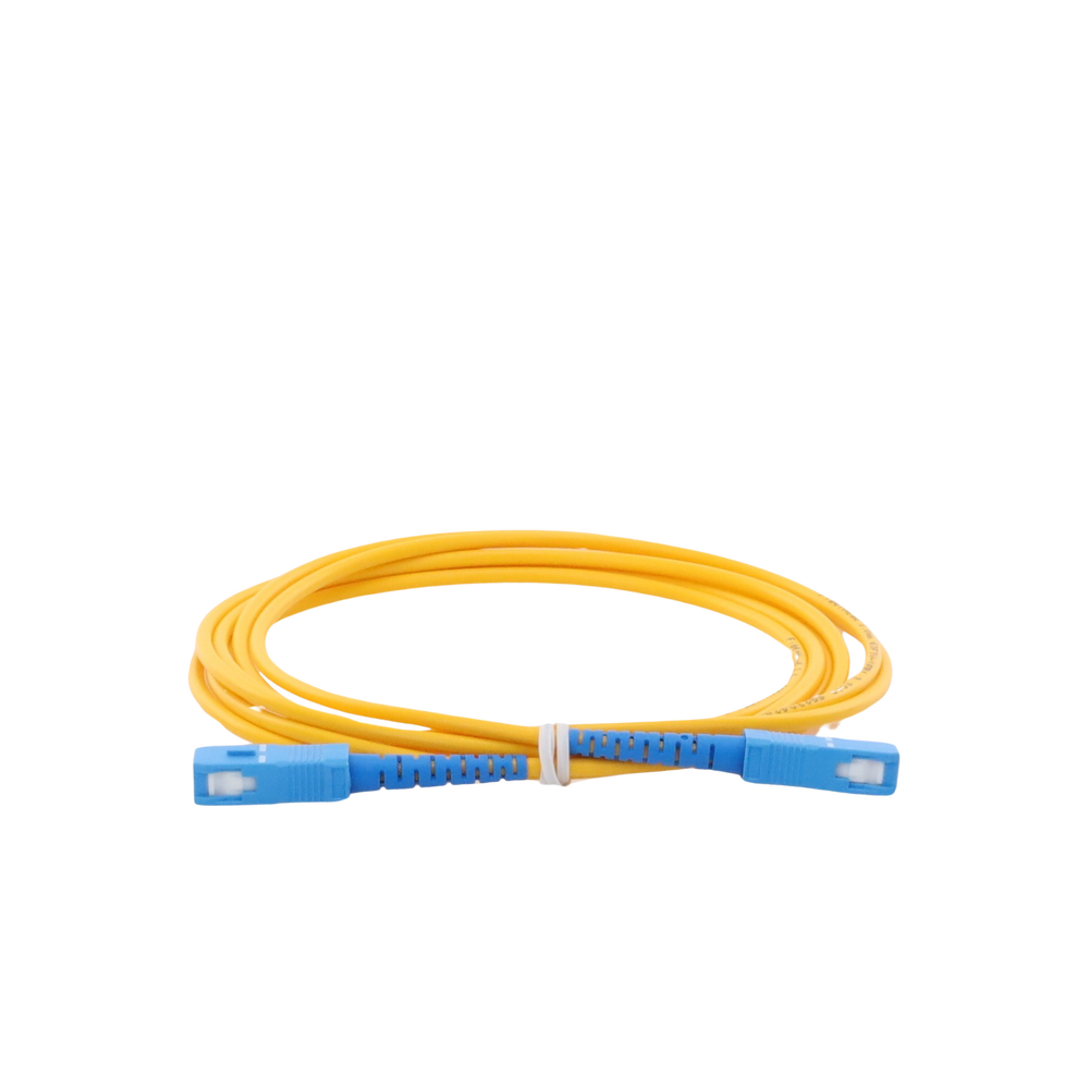 Jumper de Fibra Óptica Monomodo SC/UPC-SC/UPC Simplex de 2 Metros (6.56 Pies), 3mm - Imagen 3