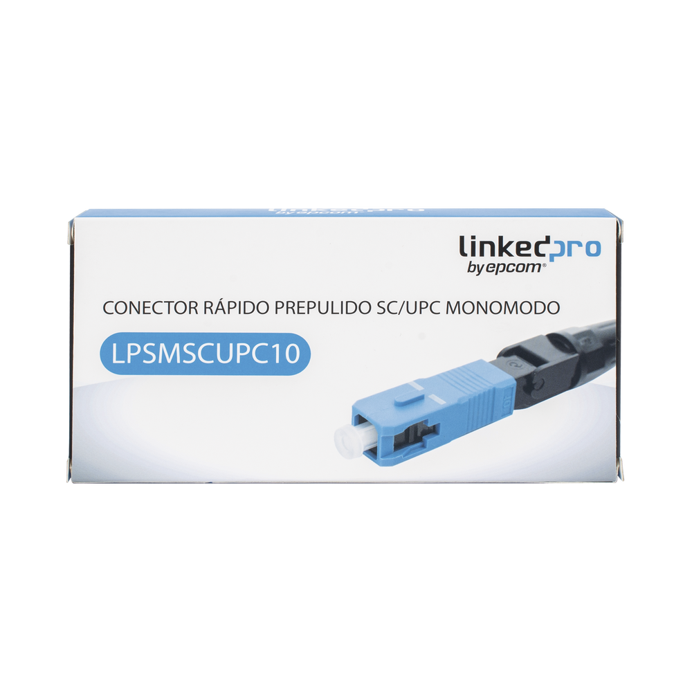 Conector de Fibra Óptica Pre-pulido Re-terminable Monomodo SC/UPC 900um, 2.0 mm, 3.0 mm (Paquete 10 Piezas) - Imagen 5