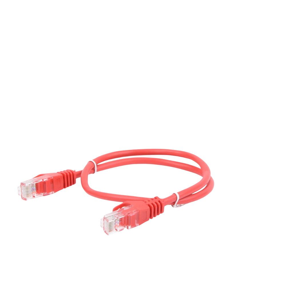 Cable de Parcheo UTP Cat5e - 0.5 Metros (1.64 Pies) - Rojo - Imagen 3