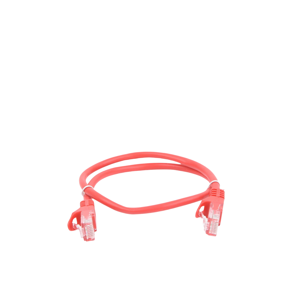 Cable de Parcheo UTP Cat5e - 0.5 Metros (1.64 Pies) - Rojo - Imagen 4