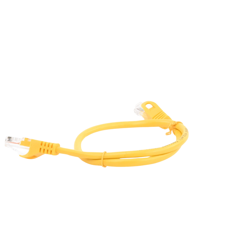 Cable de Parcheo UTP Cat5e - 0.5 Metros (1.64 Pies) - Amarillo - Imagen 2