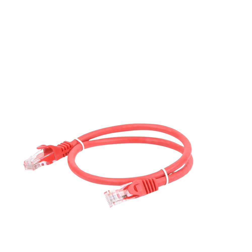 Cable de Parcheo UTP Cat6 - 0.5 Metros (1.64 Pies) - Rojo - Imagen 2