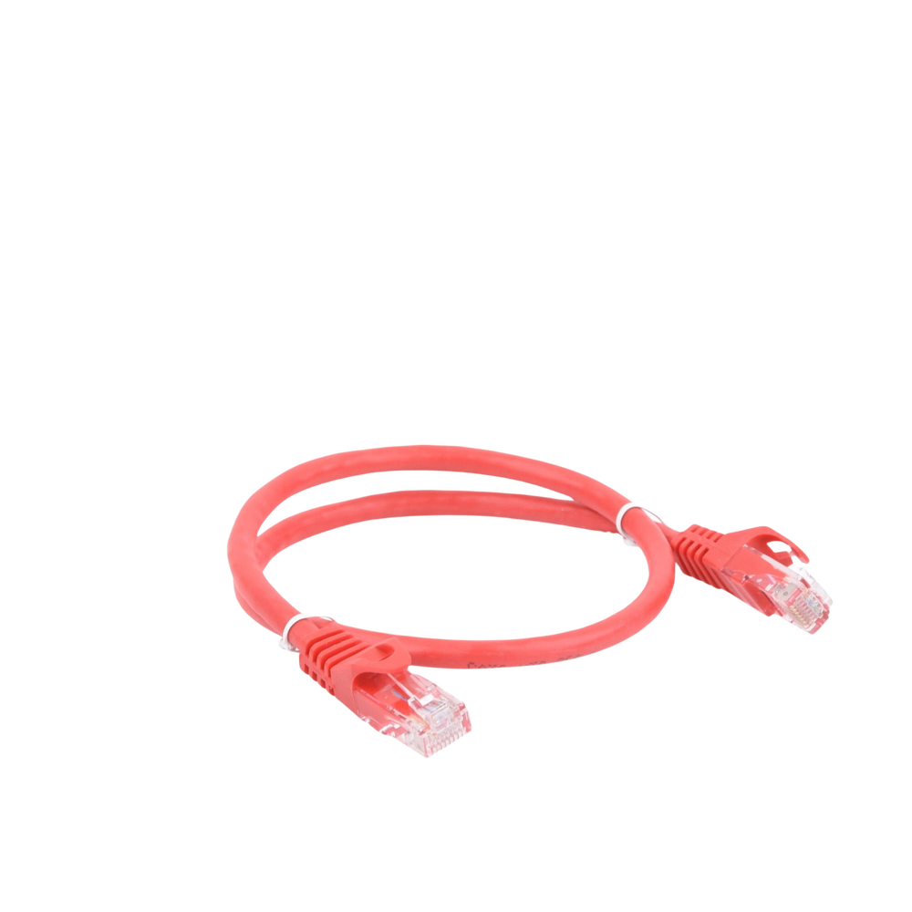 Cable de Parcheo UTP Cat6 - 0.5 Metros (1.64 Pies) - Rojo - Imagen 4