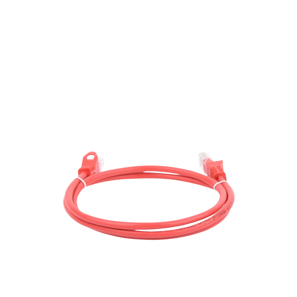 Cable de Parcheo UTP Cat6 - 0.5 Metros (1.64 Pies) - Rojo - Imagen 6